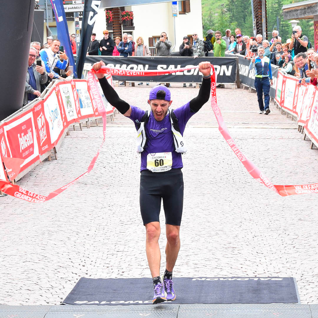 Il capolavoro di Giacomo Forconi alla Dolomyths Run 42K: nuovo record di percorso.