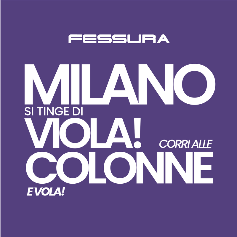 Milano si tinge di viola: arriva il Fessura Flagship Store