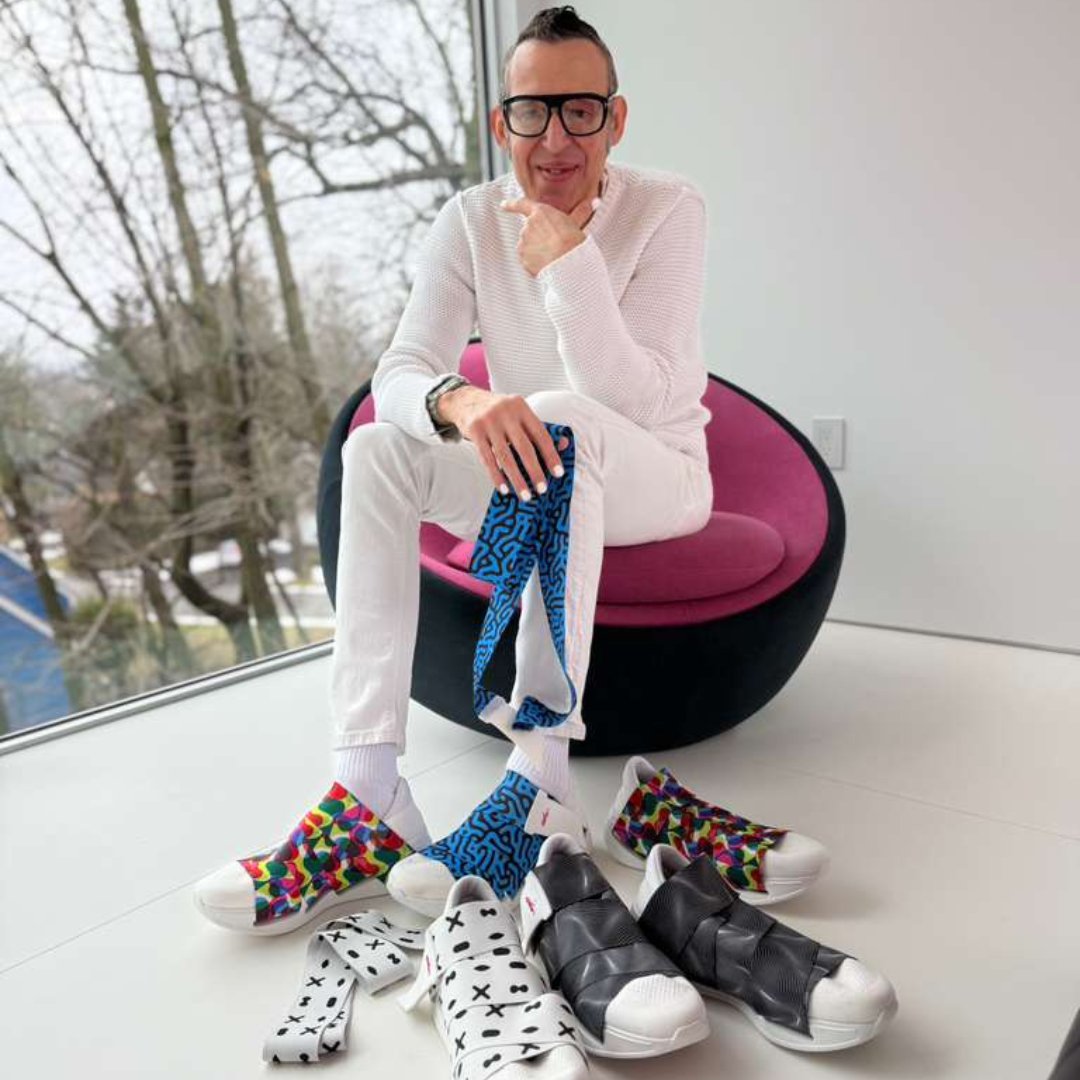 Change x Karim Rashid: The Modular Sneaker becomes Art | Fessura®