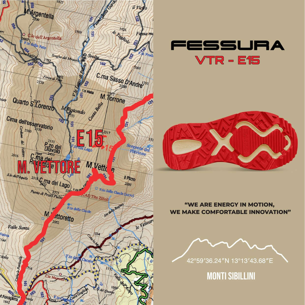 TRAILFLEX®️ VTR - E15: a Pitti, Fessura presenta la Trail running per la “Spring Summer 24"