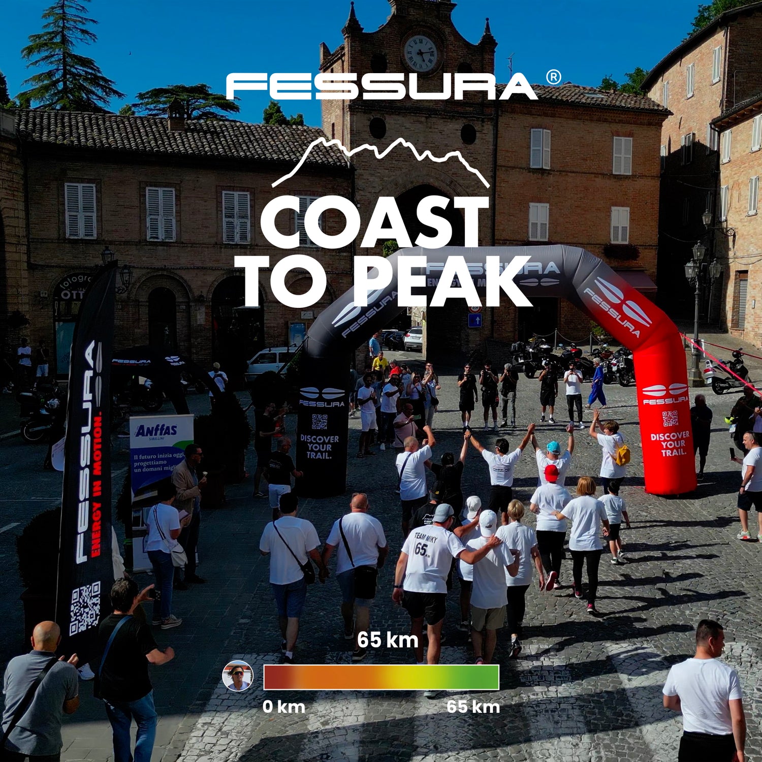Fessura “Coast to Peak”: Sport e solidarietà in un’unica sfida!