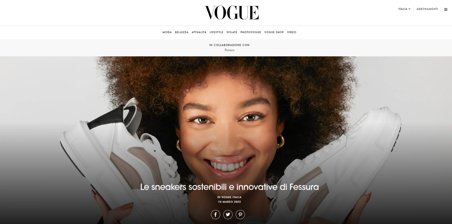 VOGUE: Fessura의 Mikaela Naeze Silva 평가 , Fessura Italia , Fessura